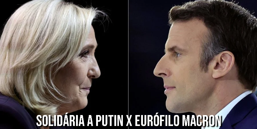 Análise das pesquisas The Economist prevê que no segundo turno, 44% dos eleitores poderão votar em Marin Le Pen e 56% em Emanuel Macron (Foto: Sarah Meyssonnier/REUTERS)