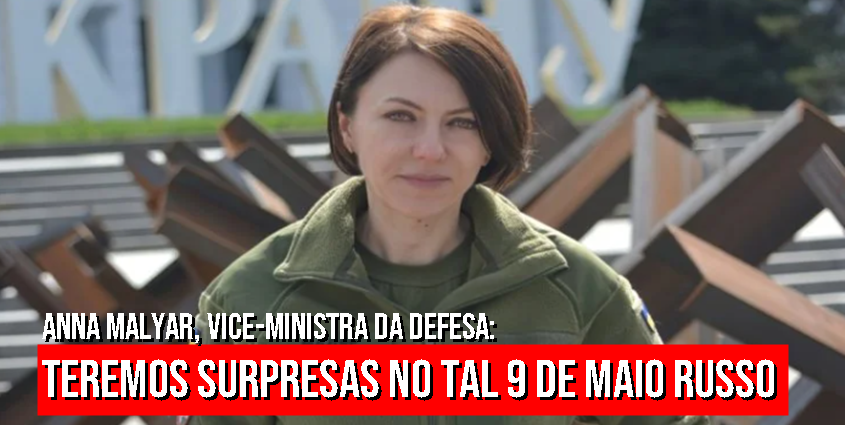 Anna Malyar, Vice-Ministra da Defesa: alguns territórios estão ocupados temporariamente, mas vamos devolvê-los. (Foto: Ministério da Defesa da Ucrânia)