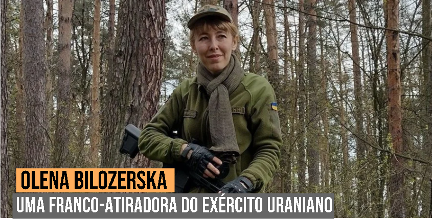 Segundo Olena Bilozerska, hoje no exército ucraniano quase 20% dos militares são mulheres (Foto: Olena Bilozerska via Facebook)