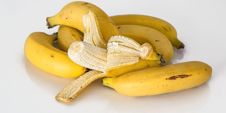 Casca de banana traz benefícios à saúde/Cortesia Editorial Pixabay